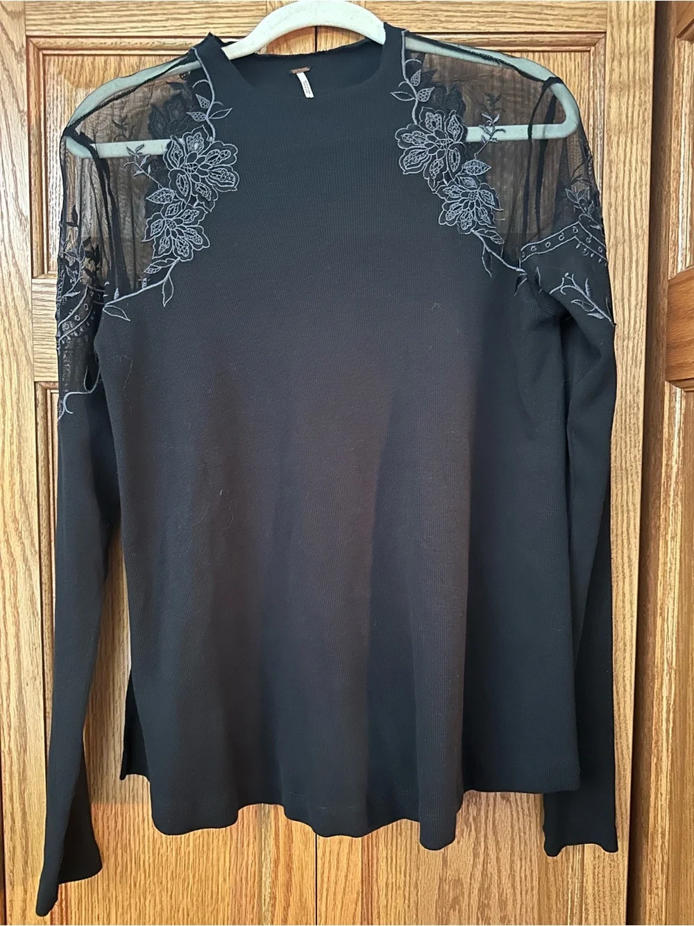 FREE PEOPLE - Black Daniella Top | Size Small